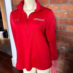 Under Armour Red Powerhouse Fitness 1/4 Zip ~ Large